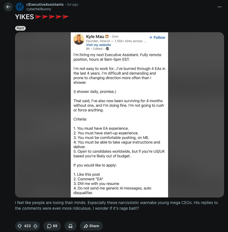 how to write a job description
